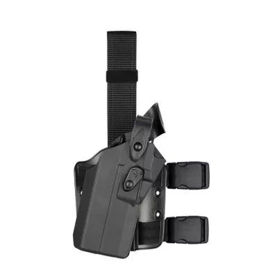 Safariland Model 7304RDS 7TS ALS/SLS Tactical Holster for Glock 17 MOS w/ Streamlight TLR-1