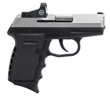 SCCY, CPX-2, Double Action Only, Compact, 9MM, 3.1"Barrel, Polymer Frame, Duo-Tone Finish, Red Dot Sight, No Manual Safety, 10Rd, 2 Magazines