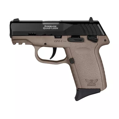 Sccy Cpx1-cb Pistol Gen 3 9mm 3.10" 10rd Black/fde W/safety