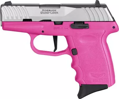 Sccy Dvg1-tt Pistol 9mm 3.1" 10rd Stainless Steel/Pink