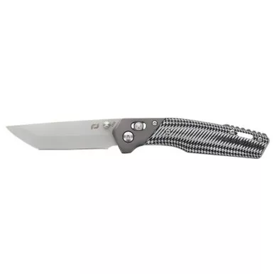 Schrade 1136250 Truix Pivot Lock Folding Knife 3.50" S35VN Tanto Blade, Textured White/Grey Handle