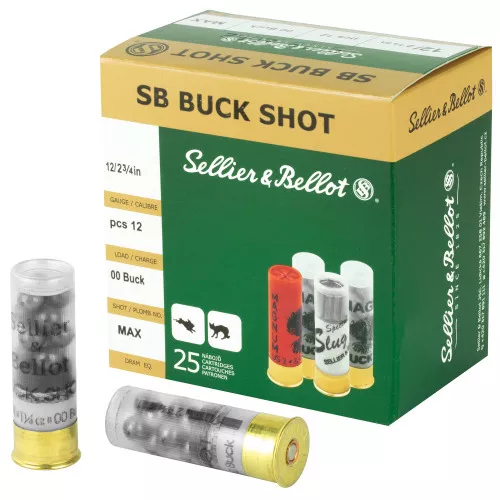 Sellier & Bellot 12ga 00bk - 25rd Box