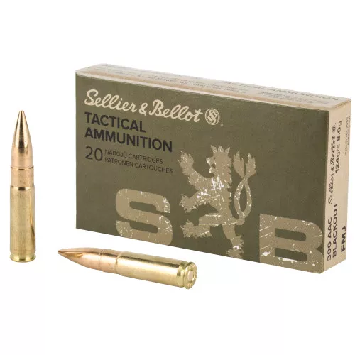 Sellier & Bellot - 300 Blackout 124 Grain FMJ - 20 Rounds