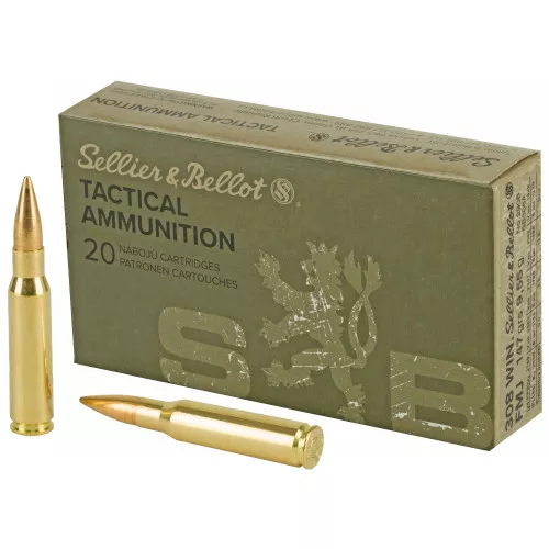 Sellier & Bellot 308 Win 147 Grain FMJ - 20 Rds