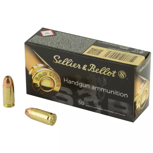 Sellier & Bellot 9mm 115 Grain JHP 50rd