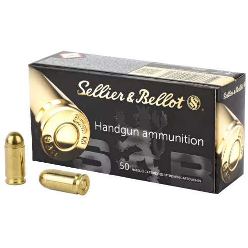 Sellier & Bellot - 9MM Makarov 95 Grain FMJ - 50 Rds