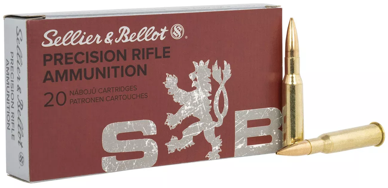 Sellier & Bellot SB76254RD Rifle7.62x54mmR 174gr Hollow Point Boat Tail 20 Per Box/20 Case