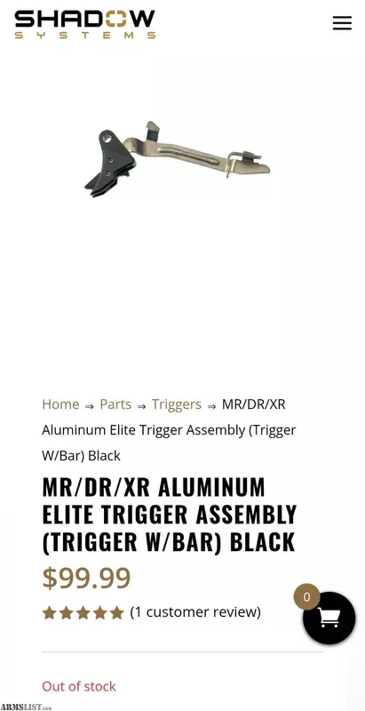 Shadow System mr920 trigger near Hartselle, Huntsville, AL
