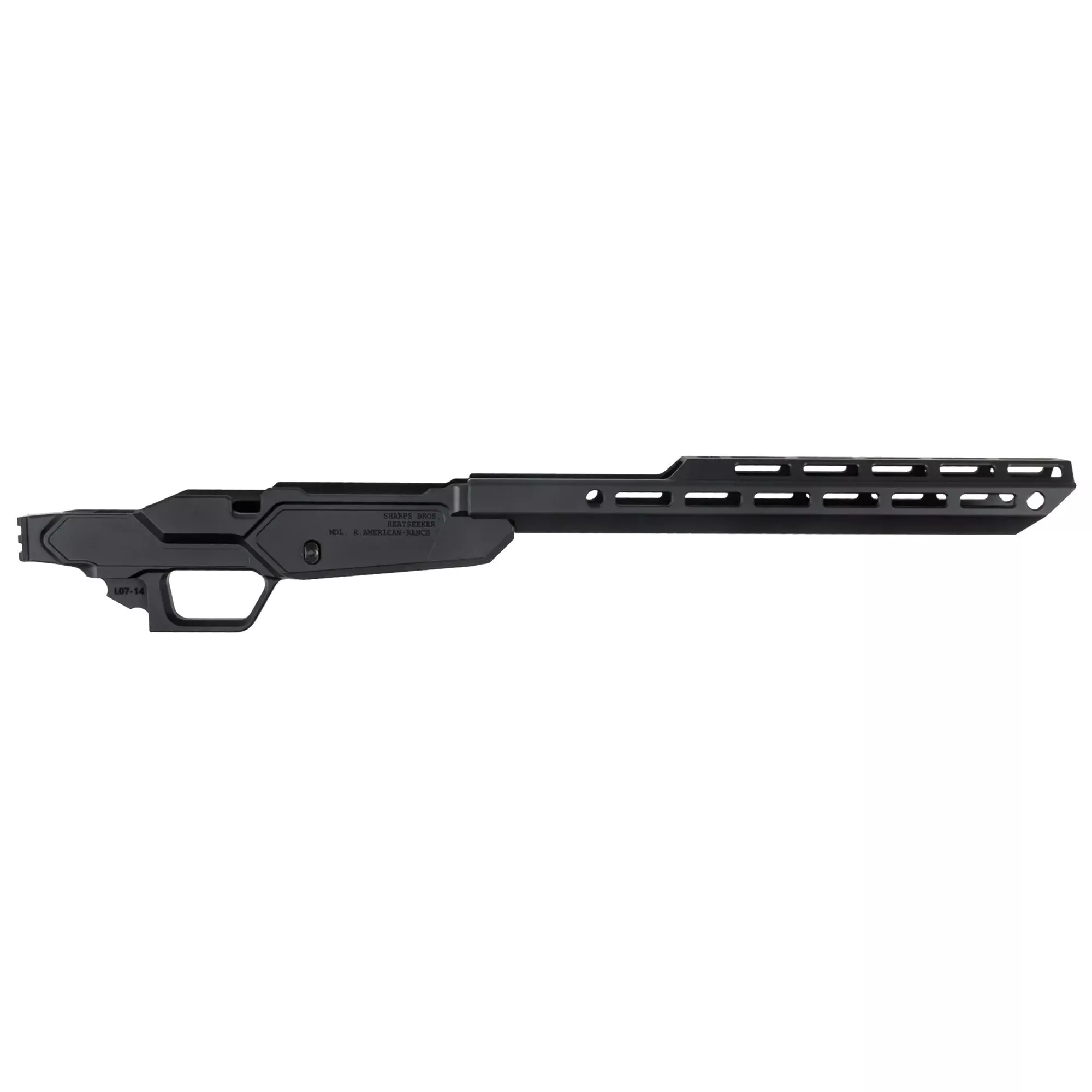 Sharps Heatseeker Chassis Ruger American Ranch 1913 Rail Interface