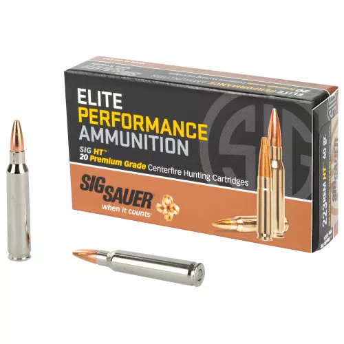 Sig Sauer 223rem 60gr Copper Hunting - 20rd Box