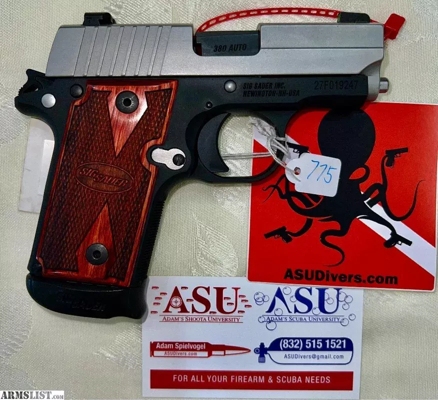 Sig Sauer P238 2tone 380acp – Conroe, TX from Adam’s Shoota University near Conroe, Houston, TX