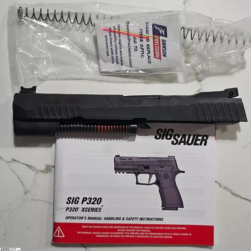 Sig Sauer P320X5 complete upperfrom Mercury Tactical LLC. near Richmond, Houston, TX