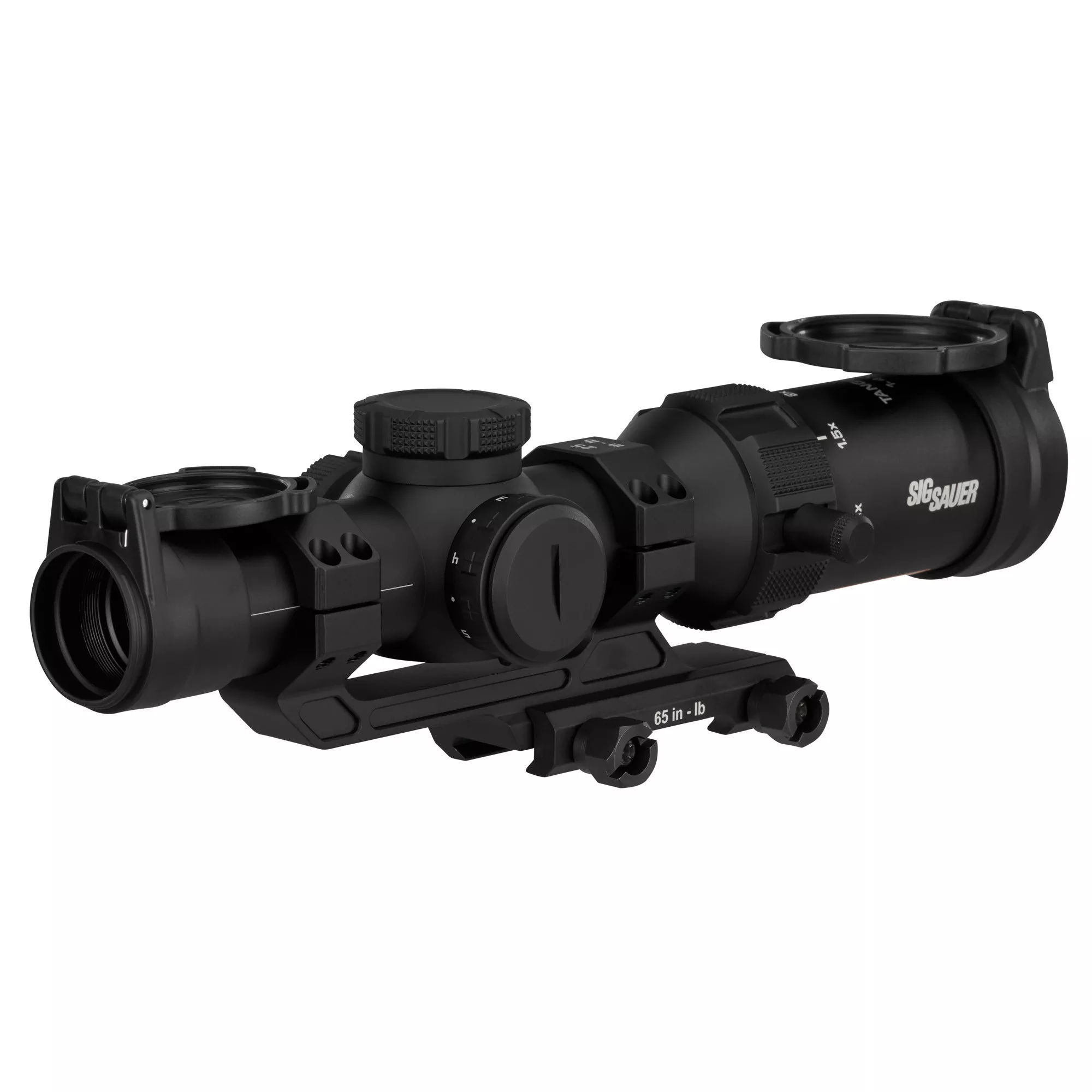 SIG SPR Rifle Scope 1-4x24mm SFP Hellfire Quadplex Illuminated FL-4 Black w/Mount