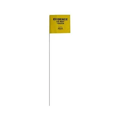 Sirchie EVFY100 Evidence Do Not Touch Marking Flags, Yellow, 100 Pack