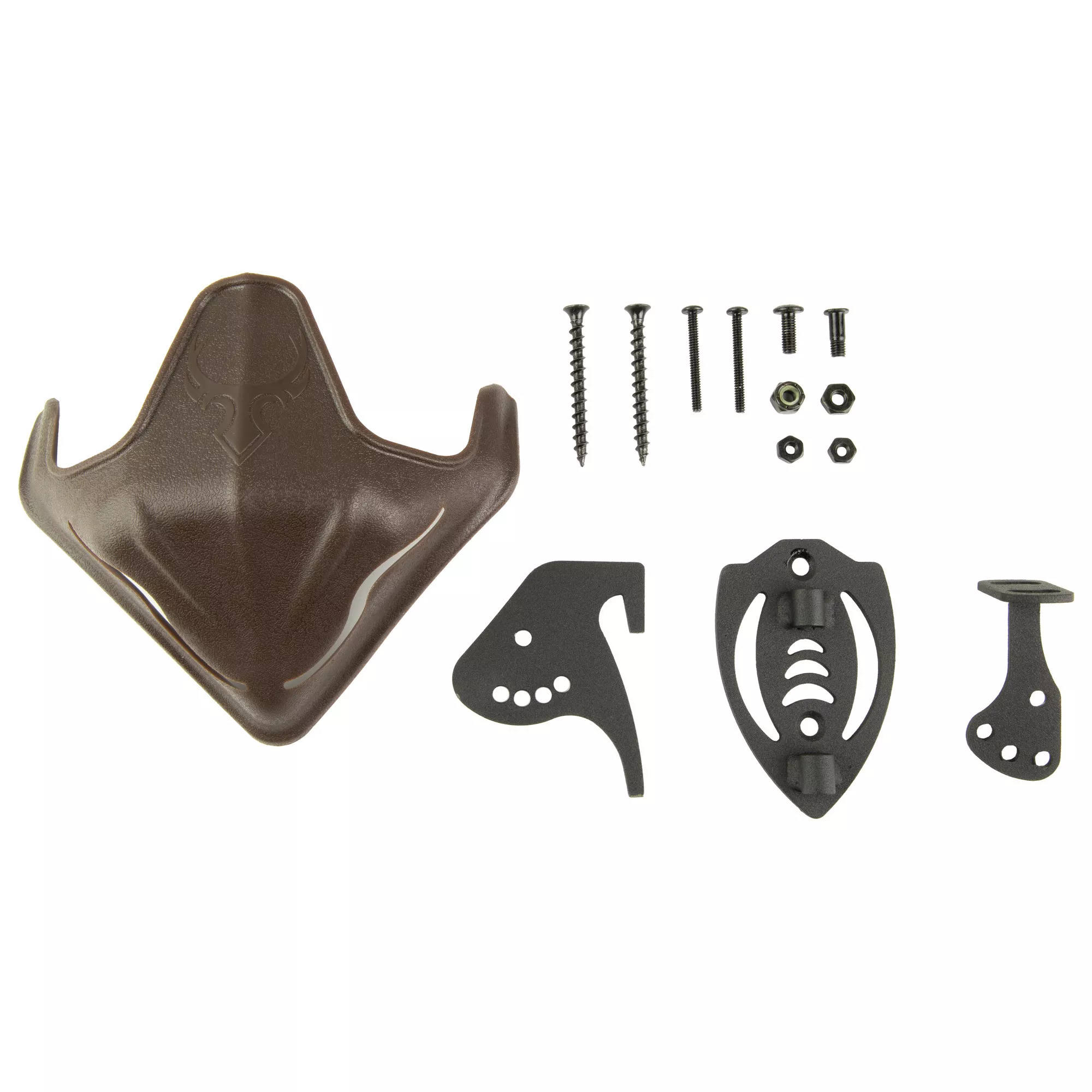 Skull Hooker Bone Bracket/Skull Cap Combo Black