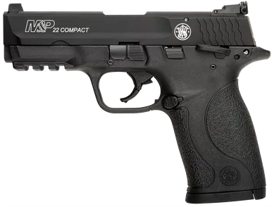 Smith & Wesson 108390 M&P Compact 22 LR 3.60" 10+1 Black Black Armornite Aluminum Slide Black Polymer Grip