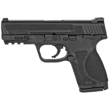 Smith & Wesson 11687 M&P M2.0 Compact 40 S&W 4" 13+1 Black Black Armornite Stainless Steel Slide Black Interchangeable Backstrap Grip