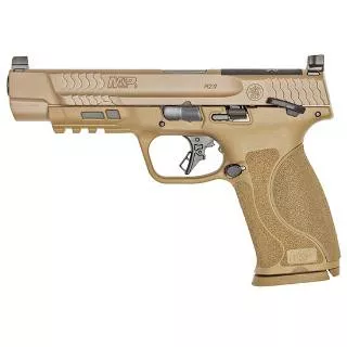 SMITH & WESSON M&P9 M2.OR 9MM 5" 17RD FDE TS OPTIC READY