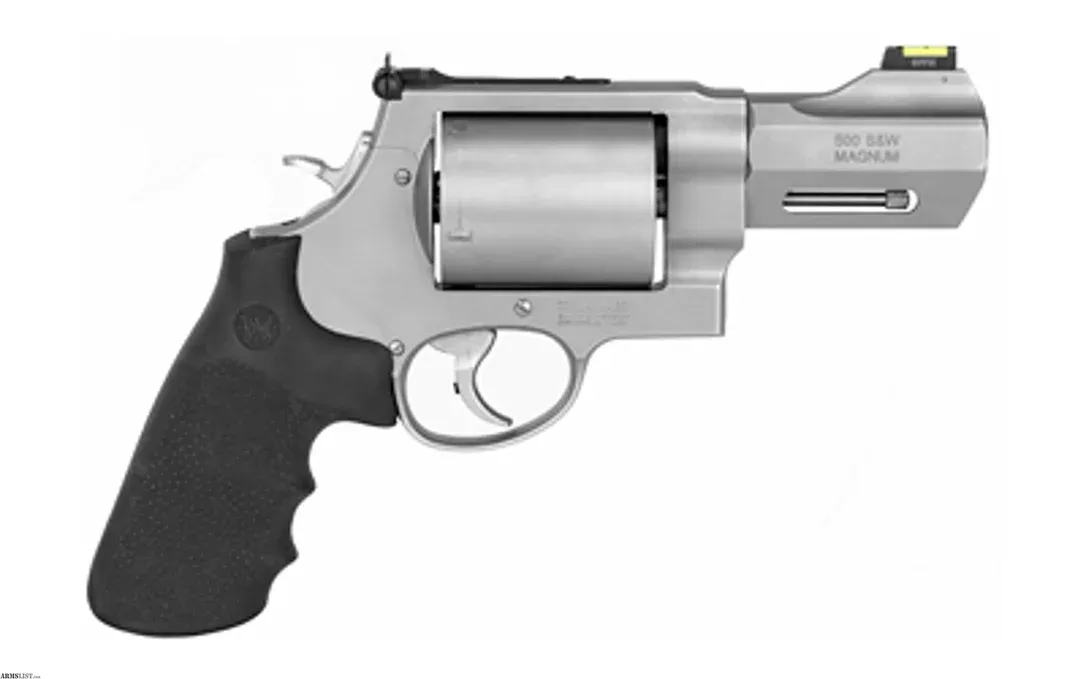 SmithWesson PC SW500 HI VIZ .500 SW 3.5 Inch Stainless 5 Rds 11623 from ELK CO AMMO&ARMS INC near Saint Marys, Pennsylvania, USA