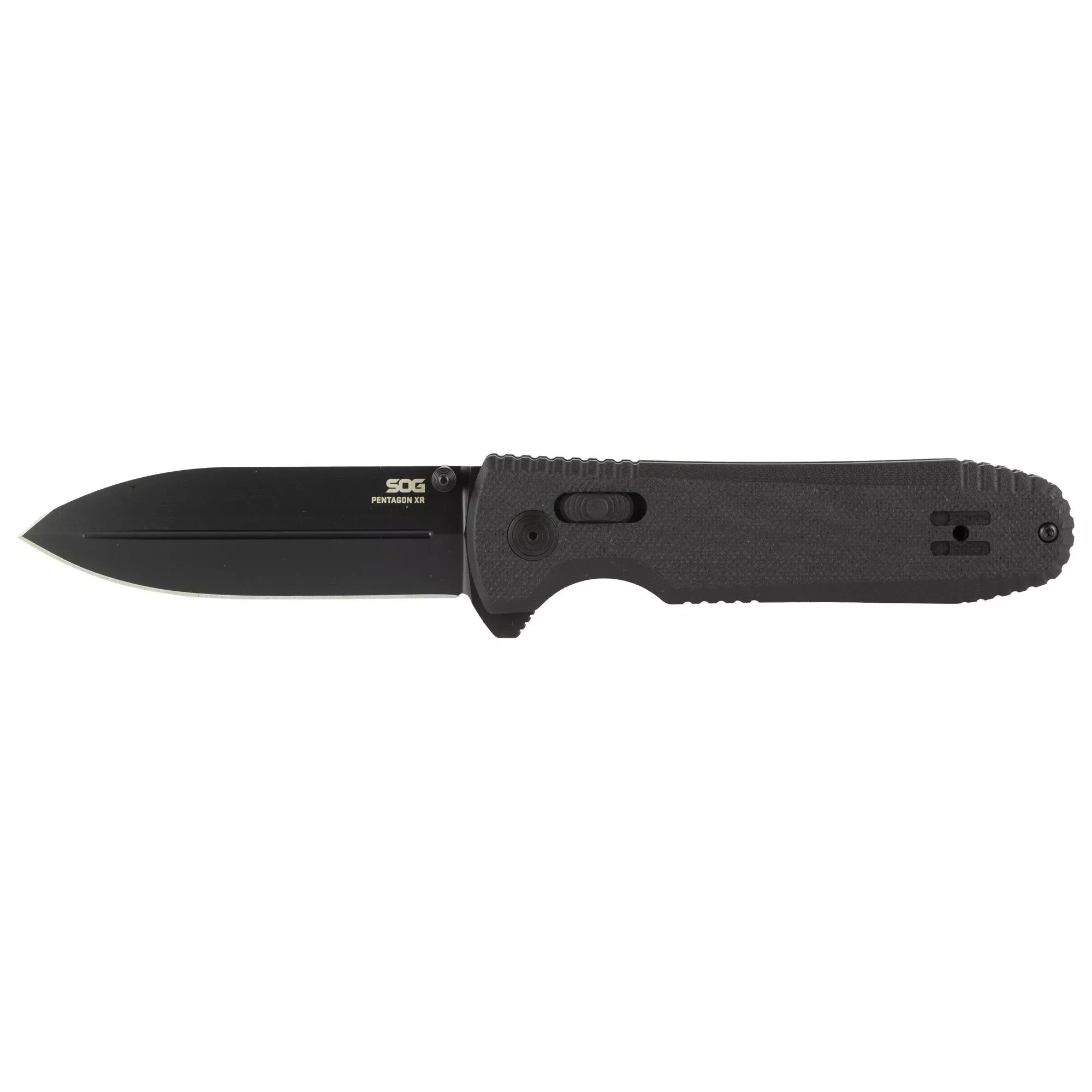 SOG Pentagon XR Folding Knife 3.6" Spear Point Straight Edge