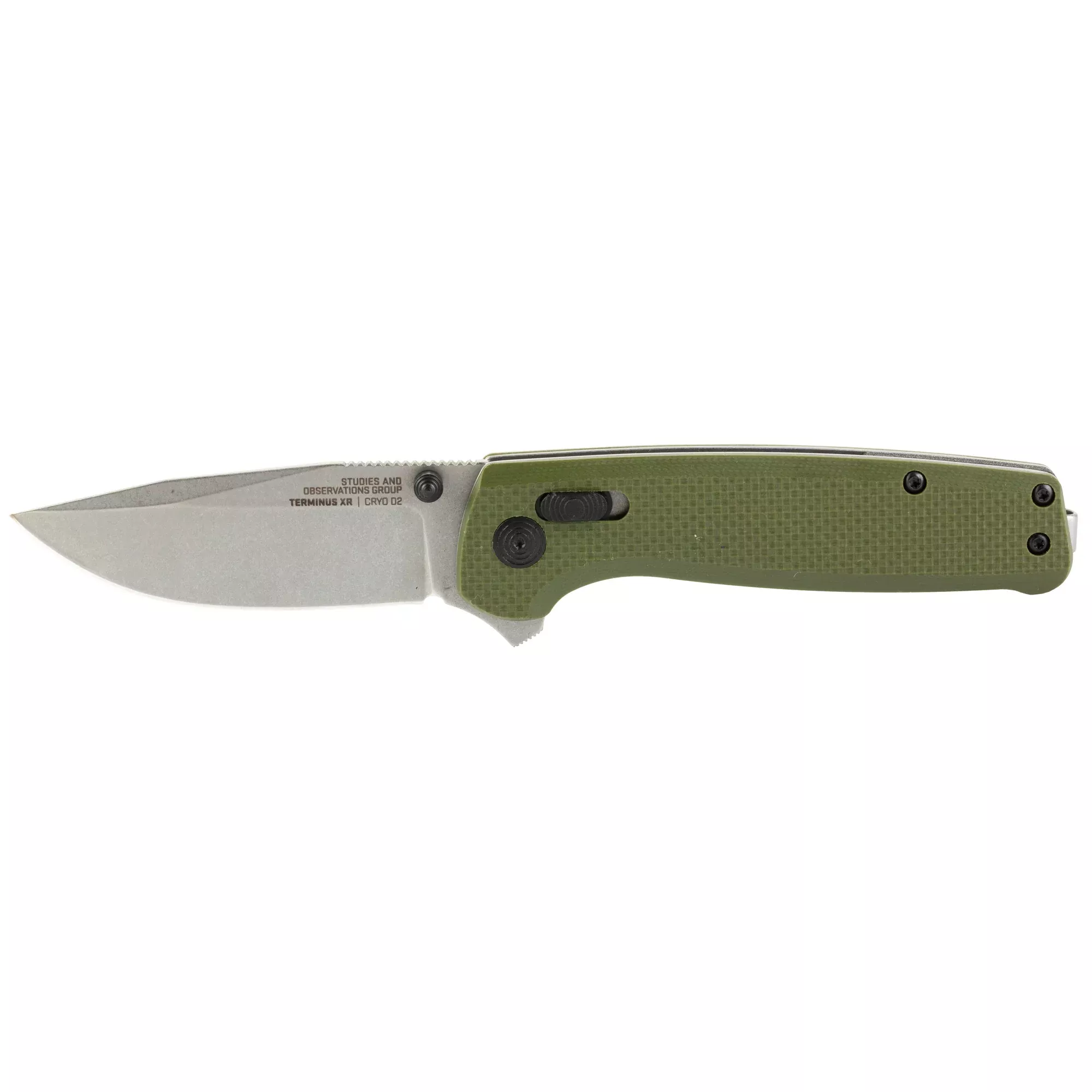 SOG Terminus XR G10 Folding Knife – 2.95" Blade, Olive Drab