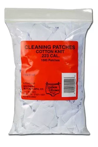 Southern Bloomer 122 Cleaning Patches223 Rem,5.56x45mm NATO Cotton 1000 Per Bag