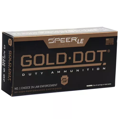 Speer Gold Dot 45acp 230gr JHP - 50rd Box