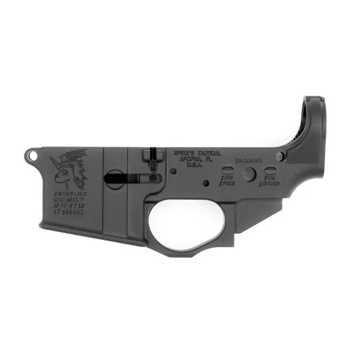 Spikes Tactical AR15 Lower Receiver - Snowflake Edition