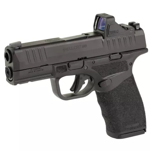 Springfield Hellcat Pro 3.7" 9mm Pistol - Viridian RFX-11 Red Dot - Black