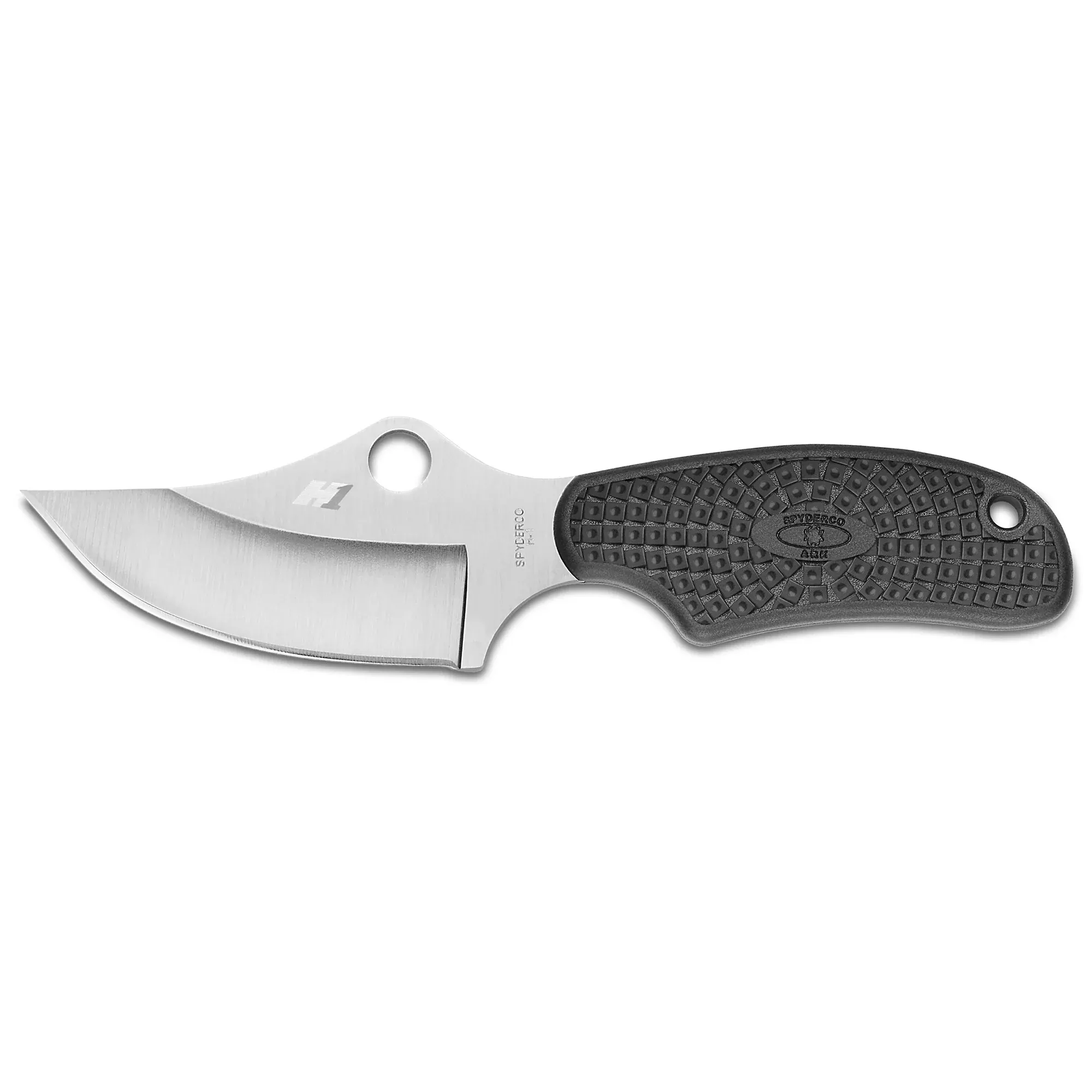 Spyderco ARK Lightweight Fixed Blade – 2.56" H-1 Steel Rescue Knife