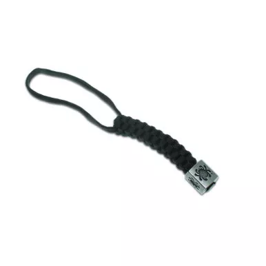 Spyderco BEAD1LY Square Pewter Bead w/ Lanyard