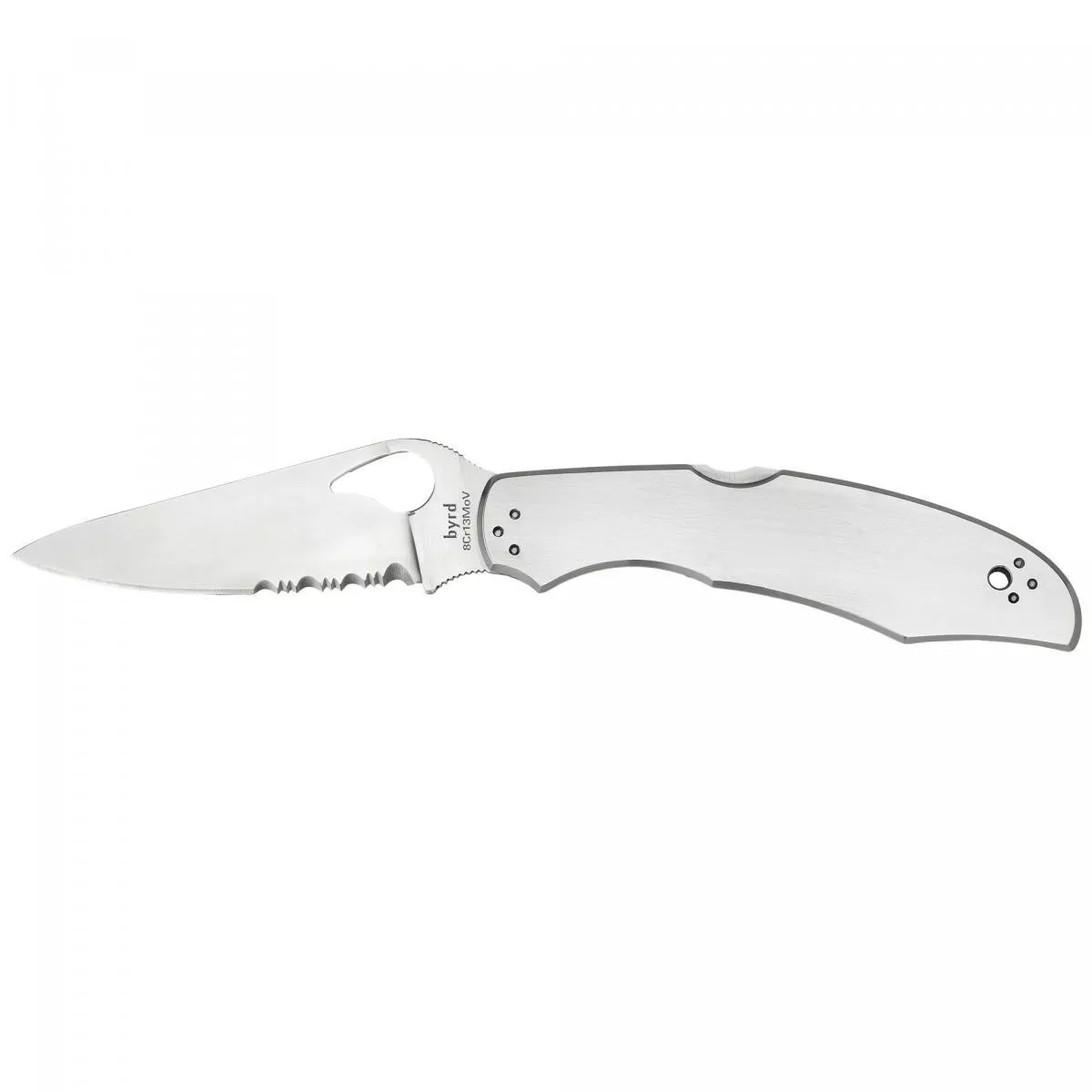 Spyderco Byrd Cara2 Folding Knife Blade 3.87" Combo Edge
