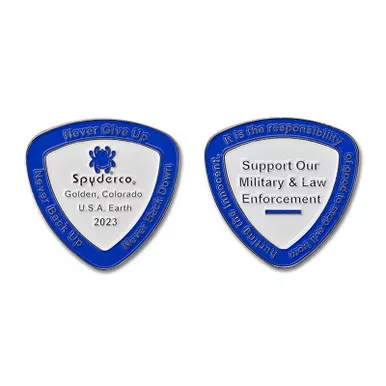 Spyderco COIN2023 Military & Law Enforncement Support Spyder Coin 2023