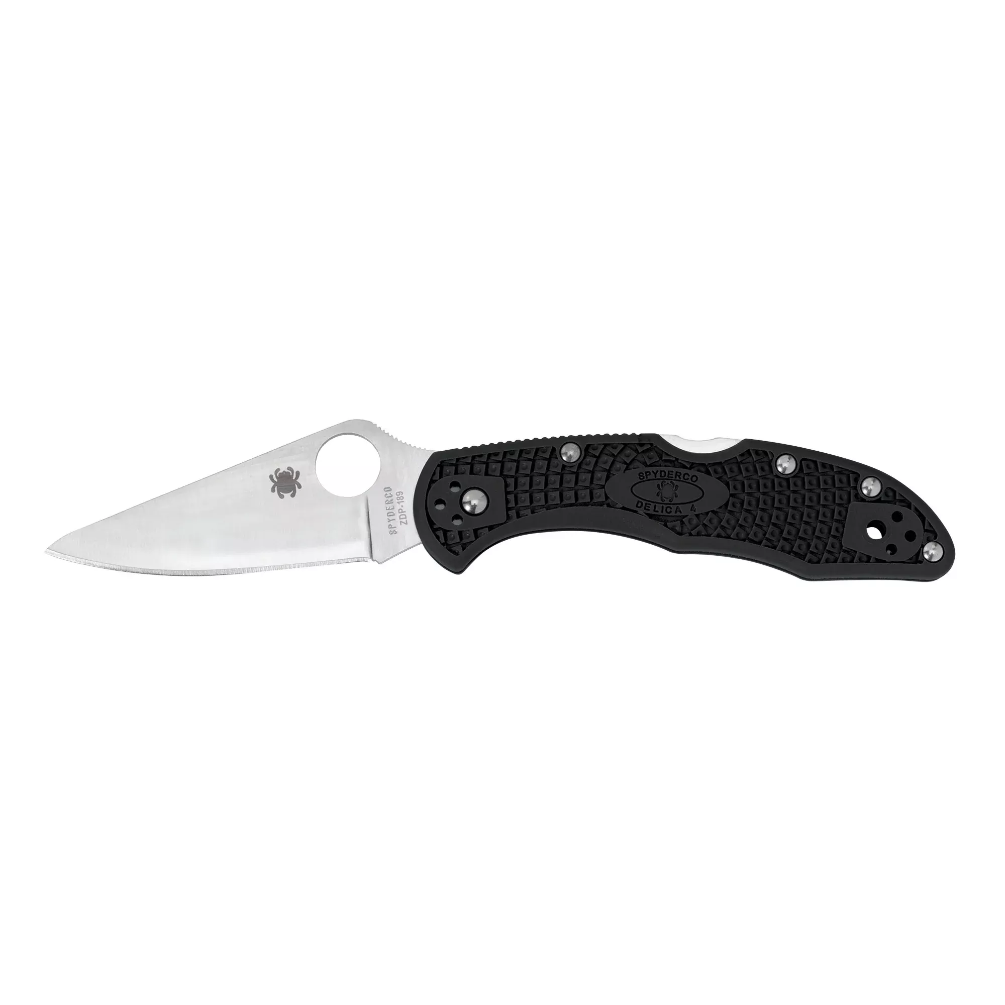 Spyderco Delica 4 Folding Knife – 2.9" Plain Edge FFG Blade