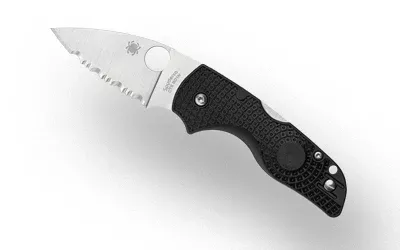 Spyderco Lil' Native Lightweight Folding Knife – 2.43" SPY27 Serrated Blade