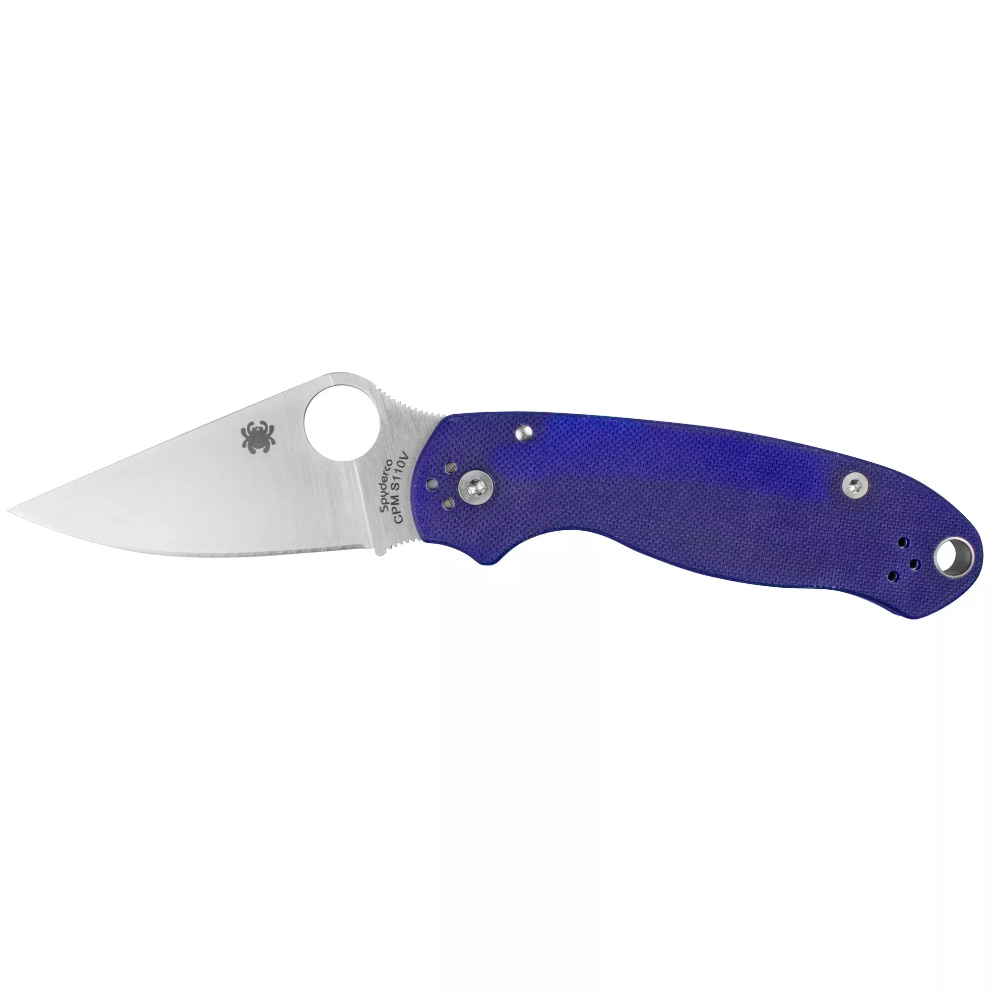 Spyderco Para 3 Folding Knife – G-10 Dark Blue Handle, 2.95" Blade