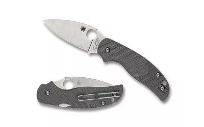 Spyderco Sage 5 Lightweight Folding Knife – Maxamet Blade, Gray FRN