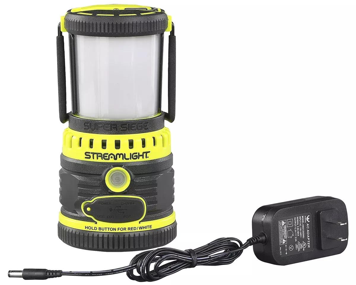 Streamlight 44945 Super Siege125/550/1100 Lumens Red/White C4 LED Bulb Black/Yellow