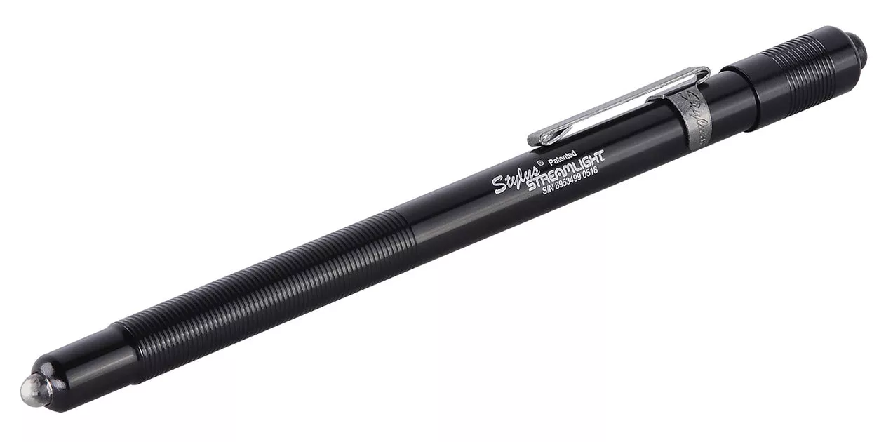 Streamlight 65006 Stylus PenLightBlack Anodized 2 Lumens Red LED