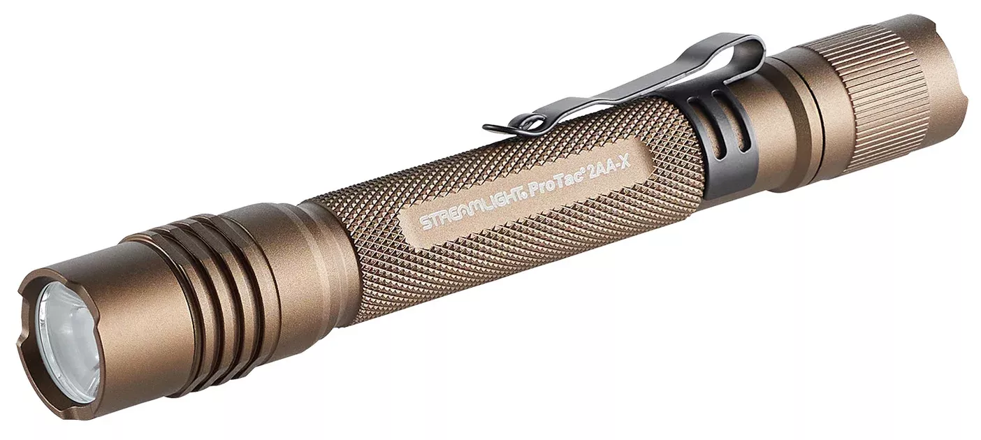 Streamlight 88072 ProTac 2AA FlashlightCoyote 18/250 Lumens White C4 LED