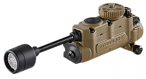 Streamlight - Sidewinder Stalk - Helmet Light 23/28/57/76 Lumens White White/Red/Green/Blue/IR LED Bulb - Coyote