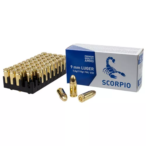 STV Technology Scorpio 9mm 115gr - 50rd Box