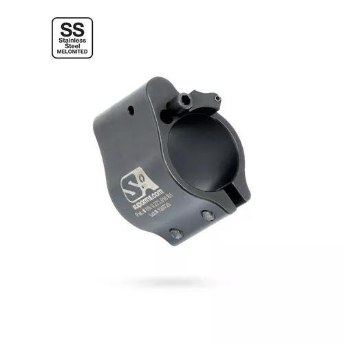 Superlative Arms .750 Adjustable Gas Block - Clamp On - Stainless Steel - Melonite