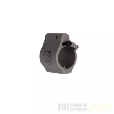Superlative Arms Titanium Adjustable Bleed Off Gas Block .750" - Set Screw, Gray DLC
