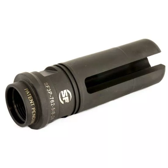 SUREFIRE 3-PRONG FLASH HIDER FOR AR 7.62/.308, THREAD 5/8 X 24
