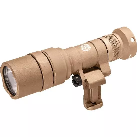 SUREFIRE M340C SCOUT PRO LED WEAPONLIGHT, 500 LUMENS, 1913 PICATINNY & MLOK MOUNT, TAN