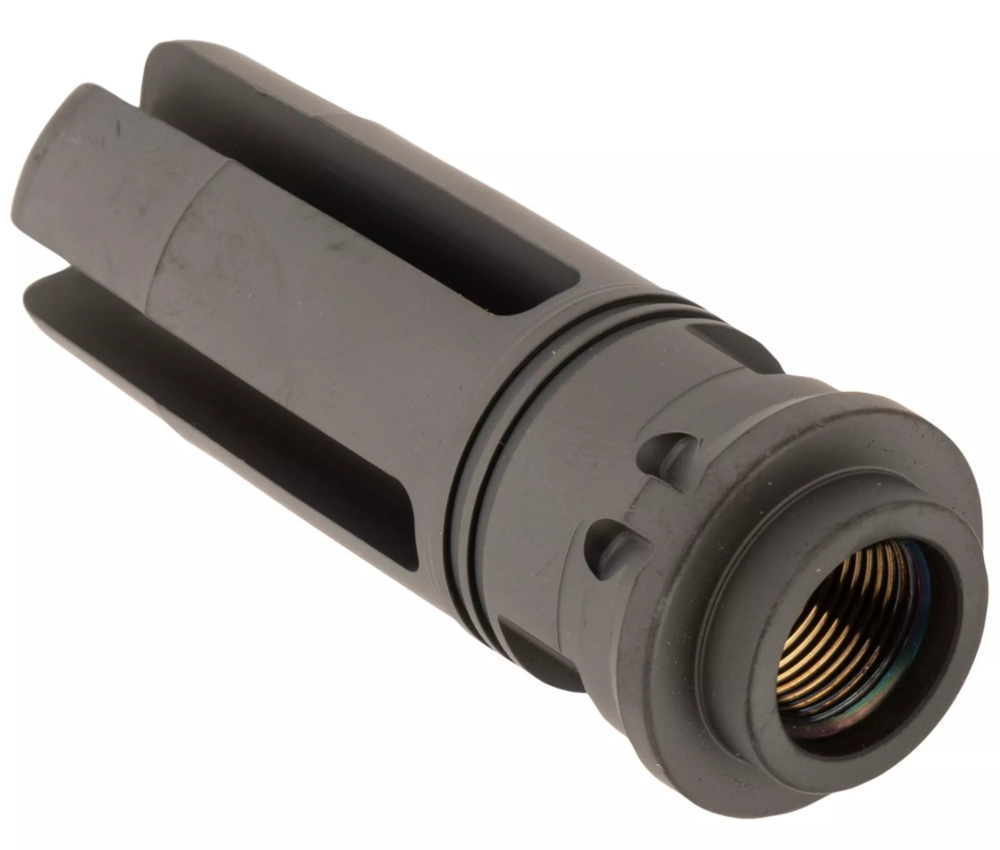 SureFire SOCOM 4 Prong 5.56mm Flash Hider Suppressor Adapter 1/2X28 Black