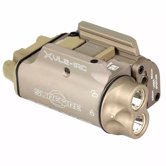 SUREFIRE XVL2-IRC PISTOL AND CARBINE LASER / LIGHT MODULE, TAN