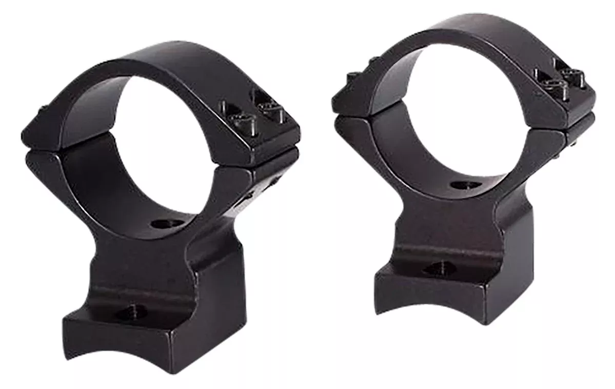 Talley 930702 Scope Mount/Ring ComboBlack Anodized 1" Tube Winchester Model 70 Low Rings