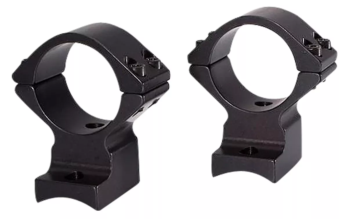 Talley 950734 Scope Mount/Ring ComboBlack Anodized 1" Tube Weatherby Vanguard High Rings
